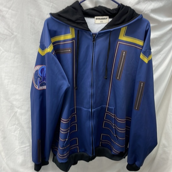 COPY - NEW!!! Star Trek print lined hoodie man/woman sz 3x4x - Picture 4 of 5